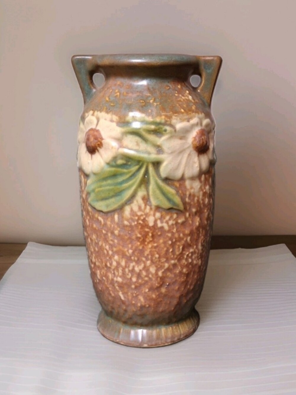 Vintage Roseville Pottery 1928 Green  6" Vase